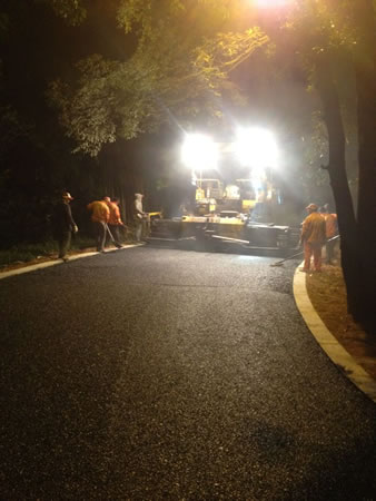 佛山市禪城區(qū)小區(qū)花園內(nèi)道路瀝青路面施工工程案例